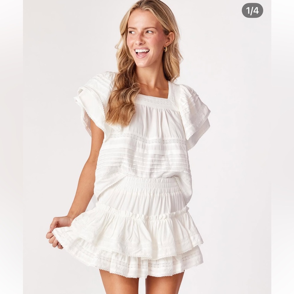 Cake for Brianna top and Lily lace skirt set